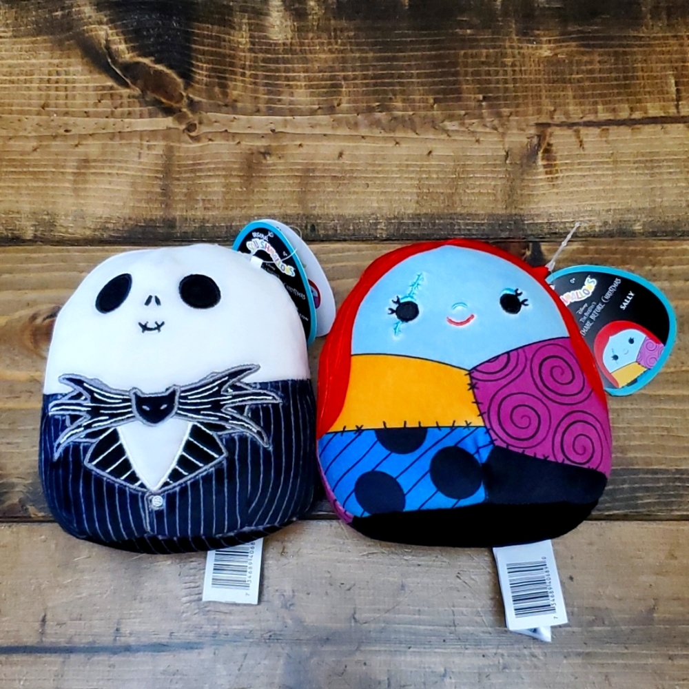 Nightmare Before Christmas Squishmallows 5". Set of 2. BNWT